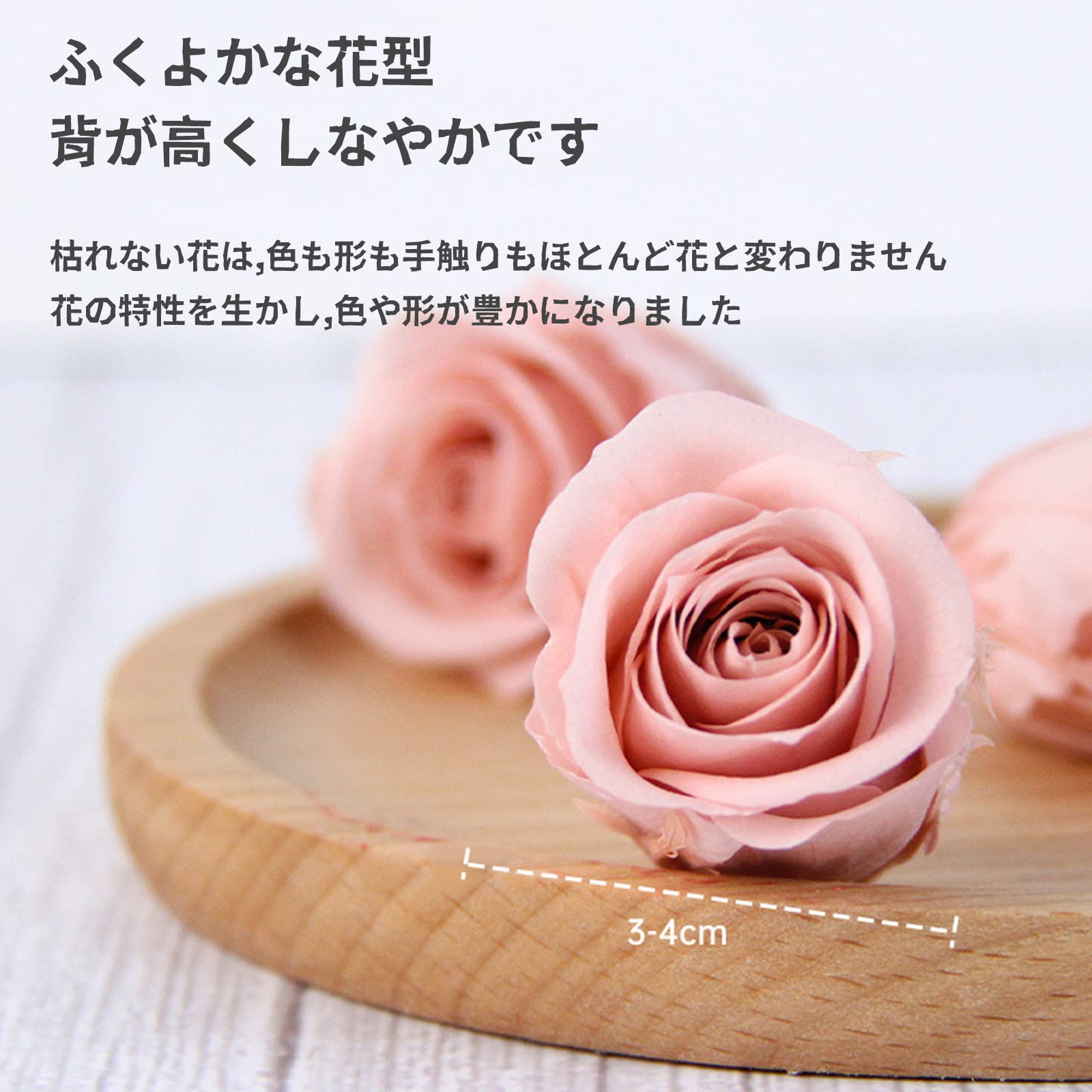 プリザーブドフラワー花材 バラ白 Amazon.co.jp: 10プリザーブドフラワー ハーバリウム 花材材料素材